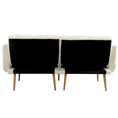 Linen Modular Sofa Section Armless Accent Chair