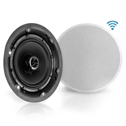 Pyle 6.5'' In-Wall/In-Ceiling Bluetooth Speaker System with Magnetic Grill