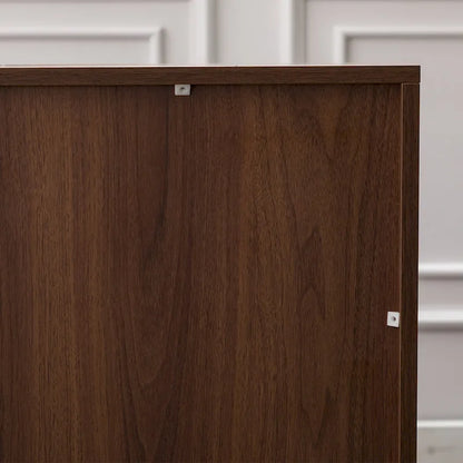 Credenza in Finto Legno con Mobiletto a 3 Cassetti