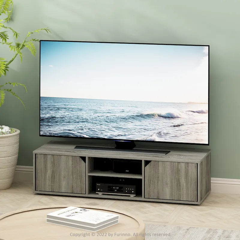 Furinno Classic TV Stand for TV up to 55 Inch