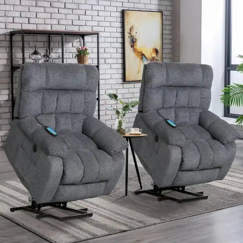 Power Lift Assit and Massage Recliner Chair for Elderly