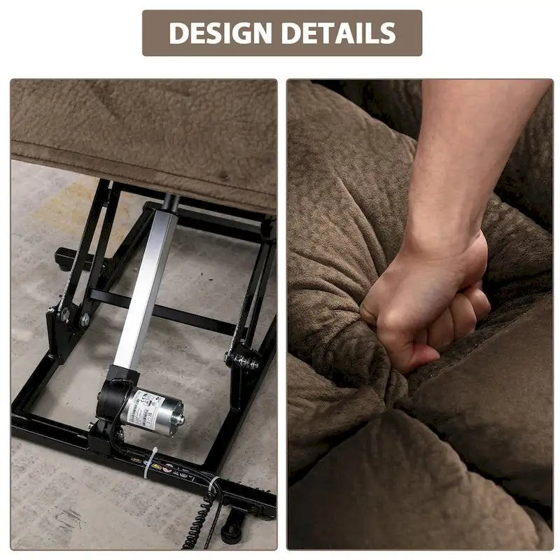 Power Lift Assit and Massage Recliner Chair for Elderly