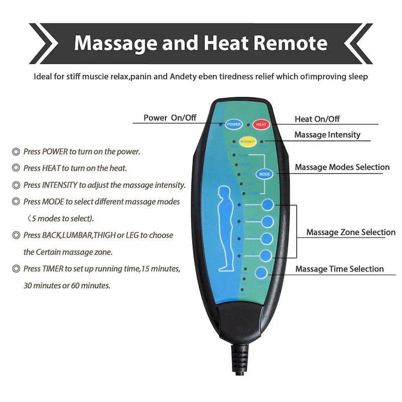 Power Lift Assit and Massage Recliner Chair for Elderly