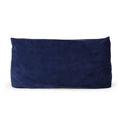 Velie Velveteen 2 Seater Oversized Bean Bag Chair with Armrests by Christopher Knight Home