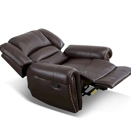 Overstuffed Manual Standard Recliner Chair Sofa