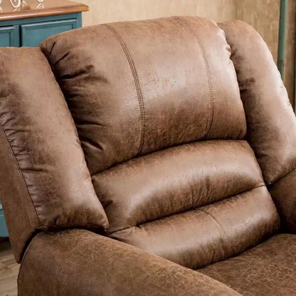 Overstuffed Manual Standard Recliner Chair Sofa