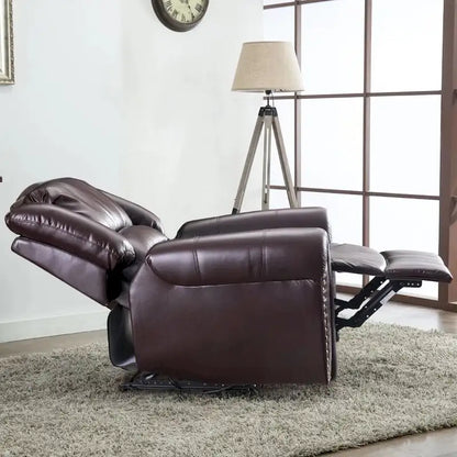 Overstuffed Manual Standard Recliner Chair Sofa