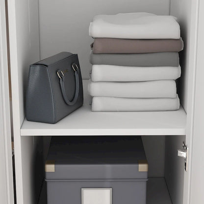 47.2 W Contemporary Modern Freestanding Wardrobe Armoire Closet