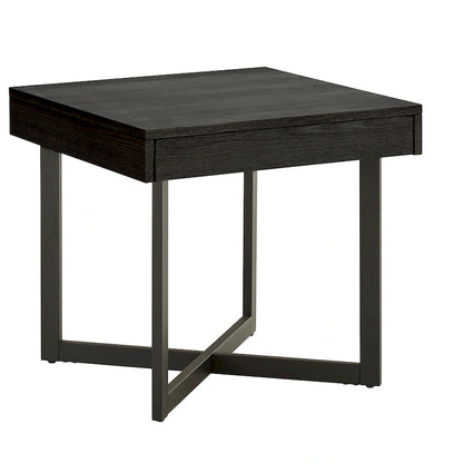 Eldersley Wood Finish End Table with One Drawer by iNSPIRE Q Modern