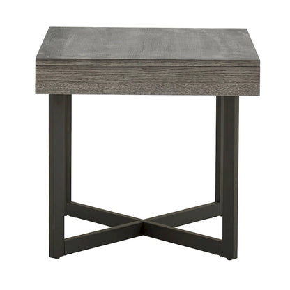 Eldersley Wood Finish End Table with One Drawer by iNSPIRE Q Modern