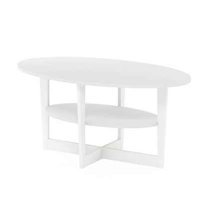 Furinno JAYA Oval Coffee Table