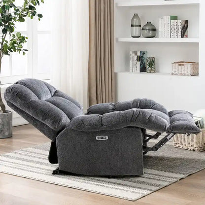 Poltrona Reclinabile Standard in Ciniglia Chenille Power