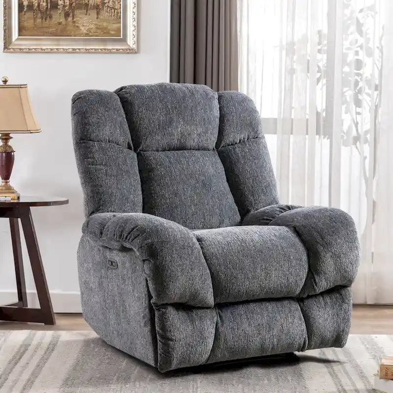 Poltrona Reclinabile Standard in Ciniglia Chenille Power