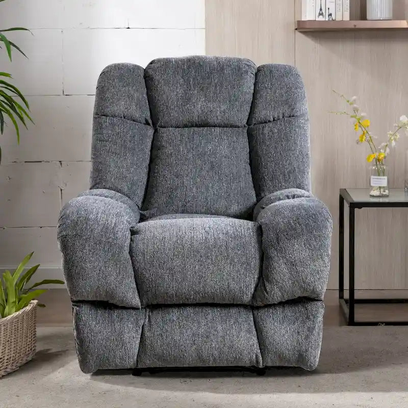 Poltrona Reclinabile Standard in Ciniglia Chenille Power