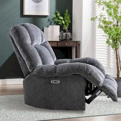 Poltrona Reclinabile Standard in Ciniglia Chenille Power