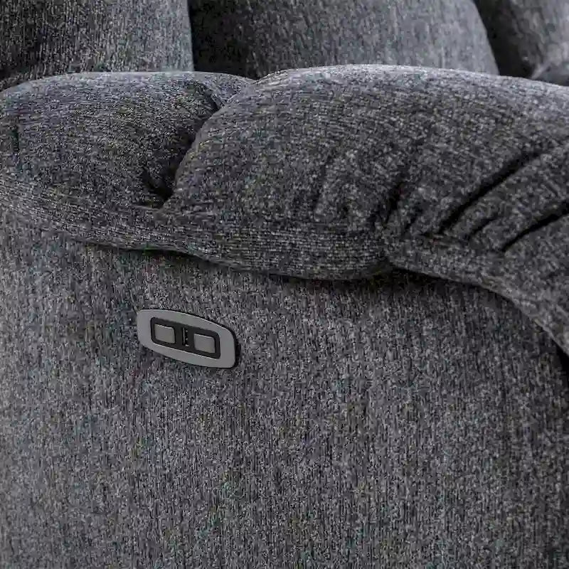 Poltrona Reclinabile Standard in Ciniglia Chenille Power
