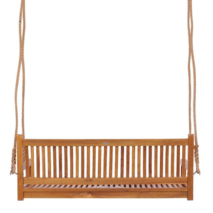 Chic Teak Elzas, dondolo doppio da esterno in legno di teak, 150 cm