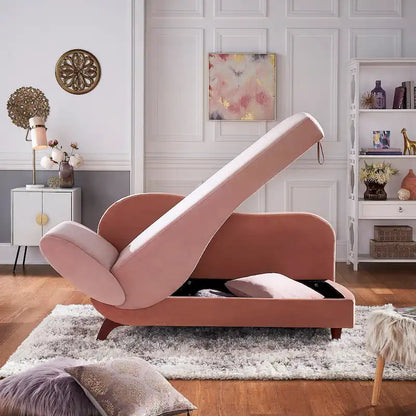 Aideen 2-tone Storage Chaise by iNSPIRE Q Modern