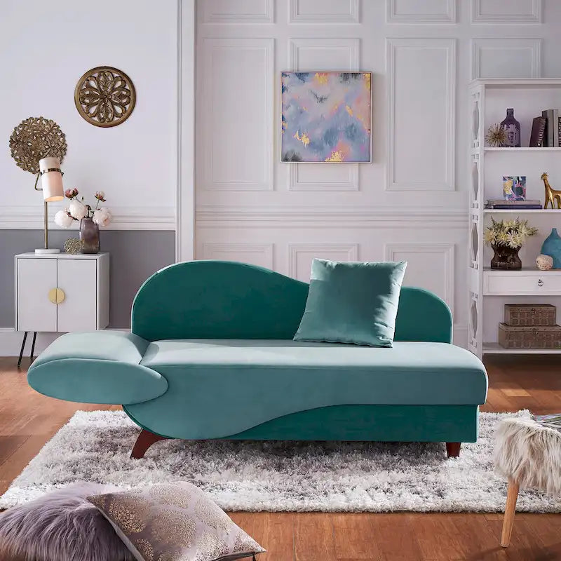 Aideen 2-tone Storage Chaise by iNSPIRE Q Modern