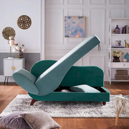 Aideen 2-tone Storage Chaise by iNSPIRE Q Modern
