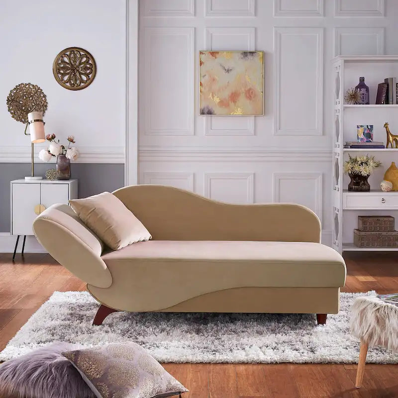 Aideen 2-tone Storage Chaise by iNSPIRE Q Modern