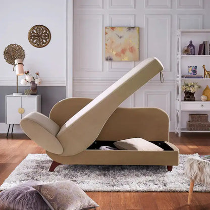 Aideen 2-tone Storage Chaise by iNSPIRE Q Modern