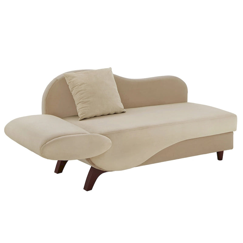Aideen 2-tone Storage Chaise by iNSPIRE Q Modern
