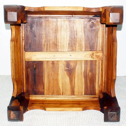 Haussmann Teak Thai Opium Table 29 x 29 x 16 inch High Oak Oil - 29  x 29  x 16