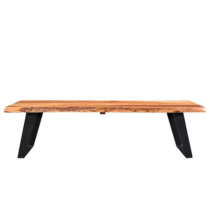 Timbergirl Handmade Live Edge Acacia Wood Bench (India)