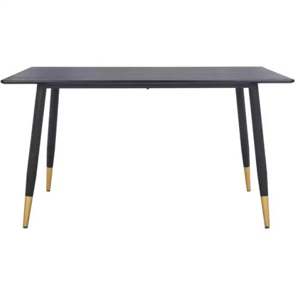 Acre Dining Table - DTB5800A - Black/Gold - Safavieh