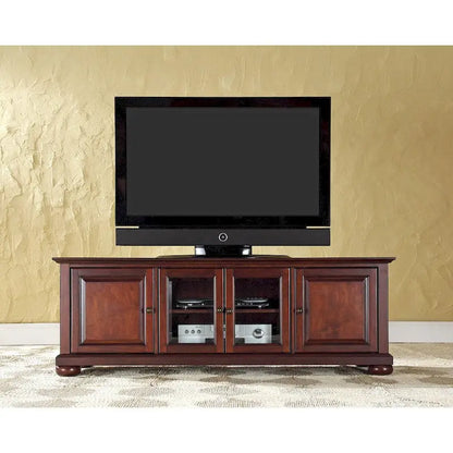 Crosley Alexandria 60-inch Low-profile Vintage Mahogany TV Stand