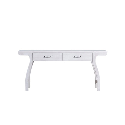 Jessica Contemporary White Oak 70-inch 2-Drawer Console Table by Furniture of America