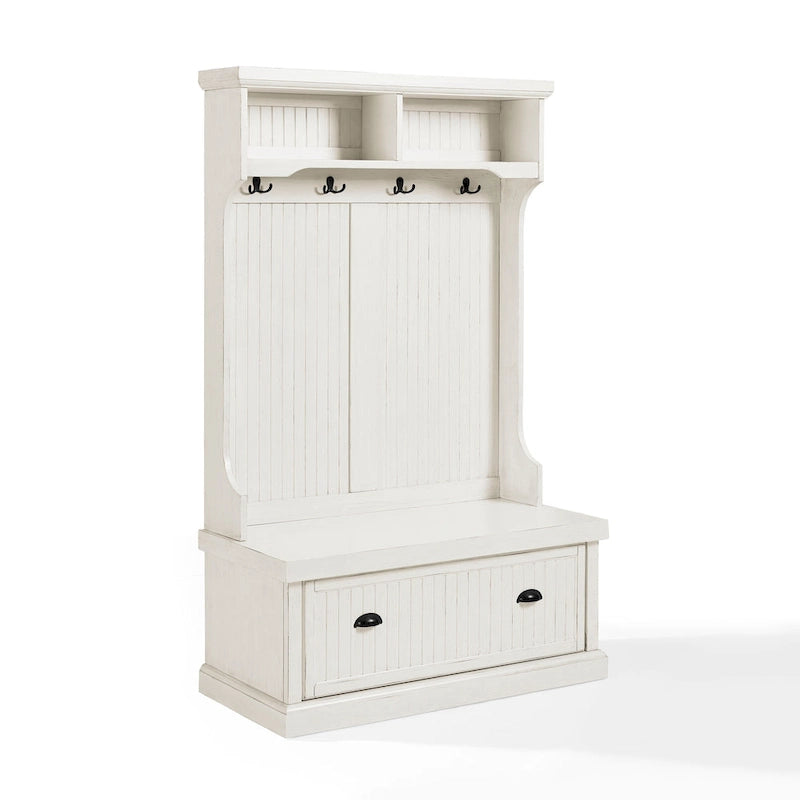 Appendiabiti da ingresso Crosley Seaside anticato bianco
