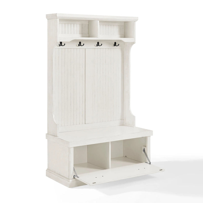 Appendiabiti da ingresso Crosley Seaside anticato bianco