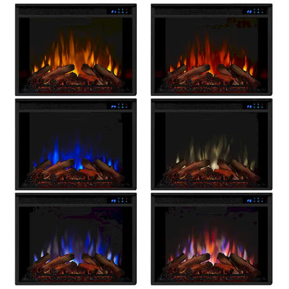 Frederick 72  Electric TV Stand Fireplace in Chestnut Oak by Real Flame - 72L x 15.5W x 30.1H