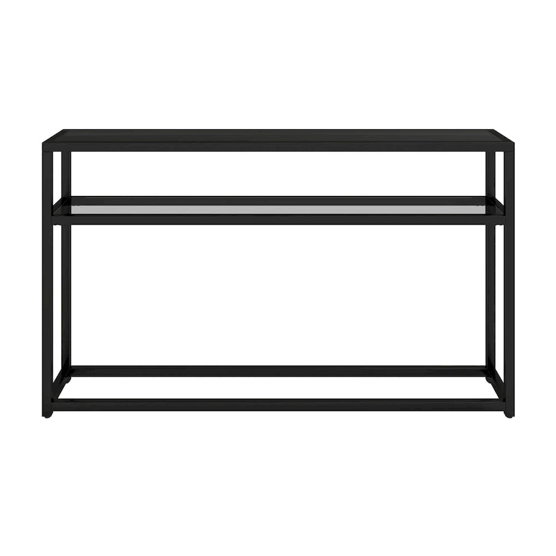 SEI Furniture Baldrick Modern 50  Long Console Table with Shelf