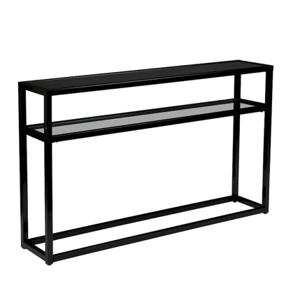 SEI Furniture Baldrick Modern 50  Long Console Table with Shelf