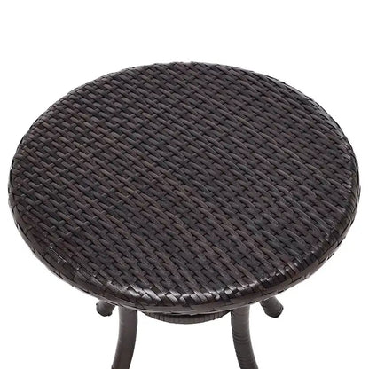 Tavolino rotondo da esterno in vimini Crosley Palm Harbor