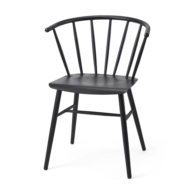 Colin Black Metal Dining Chair - 21.2 W x 21.2 D x 30.3 H
