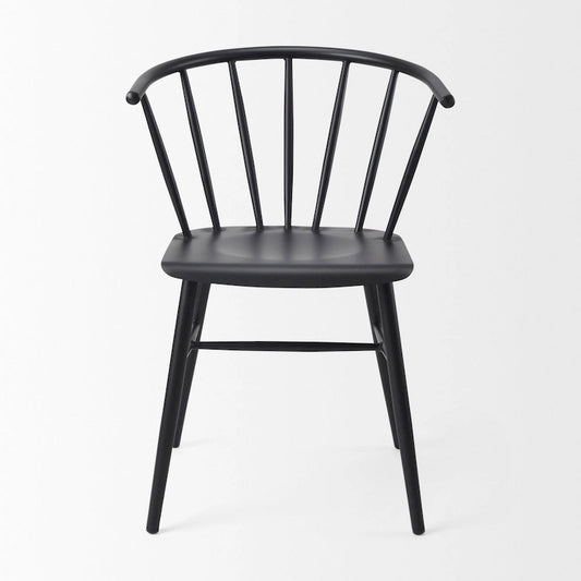 Colin Black Metal Dining Chair - 21.2 W x 21.2 D x 30.3 H