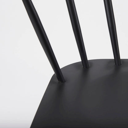 Colin Black Metal Dining Chair - 21.2 W x 21.2 D x 30.3 H