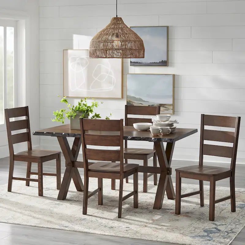 Simple Living Mandeville Solid Wood Dining Chairs (Set of 2)