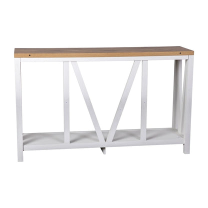Farmhouse Style Rustic Entryway Console Table