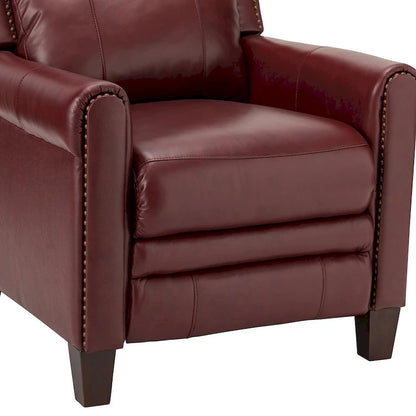 Felisa 32.48  Wide Genuine Leather Manual Recline Set of 2