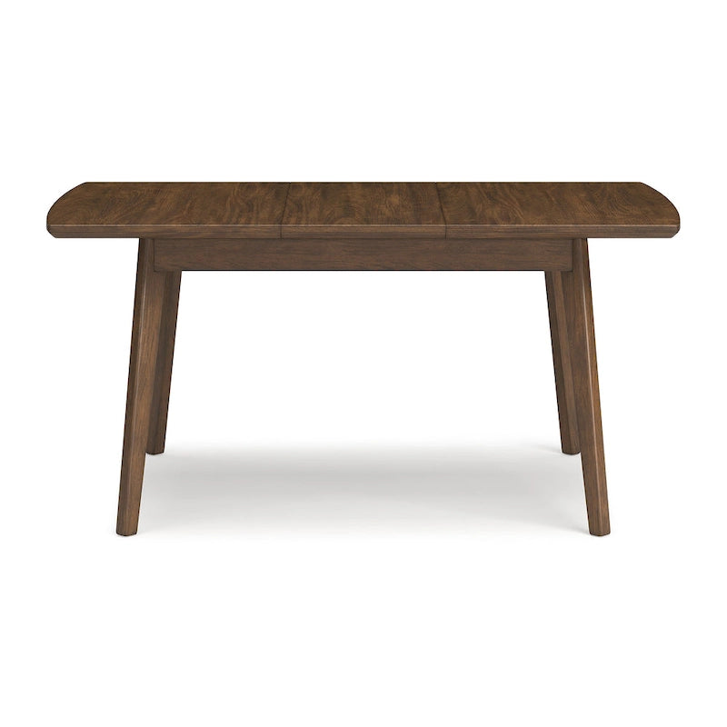 Signature Design by Ashley Lyncott Tavolo da pranzo rettangolare marrone con prolunga a farfalla - 36 L x 48/64 P x 30 A