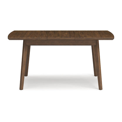 Signature Design by Ashley Lyncott Tavolo da pranzo rettangolare marrone con prolunga a farfalla - 36 L x 48/64 P x 30 A