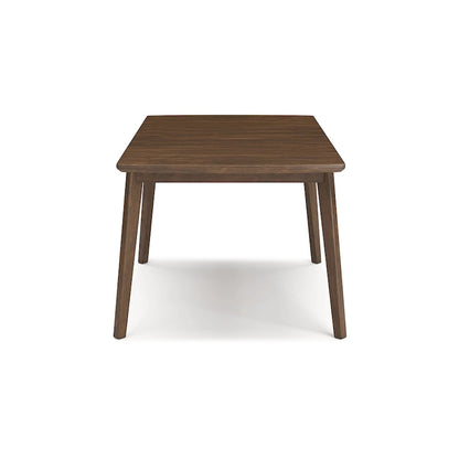 Signature Design by Ashley Lyncott Tavolo da pranzo rettangolare marrone con prolunga a farfalla - 36 L x 48/64 P x 30 A