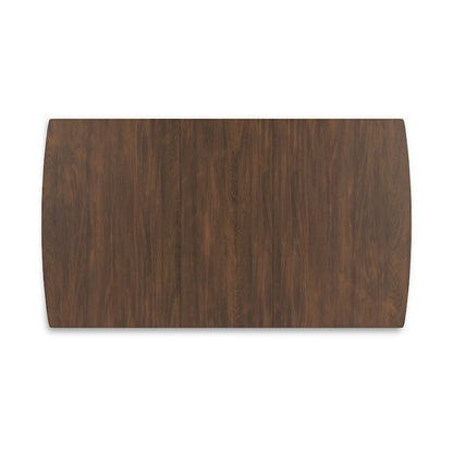 Signature Design by Ashley Lyncott Tavolo da pranzo rettangolare marrone con prolunga a farfalla - 36 L x 48/64 P x 30 A