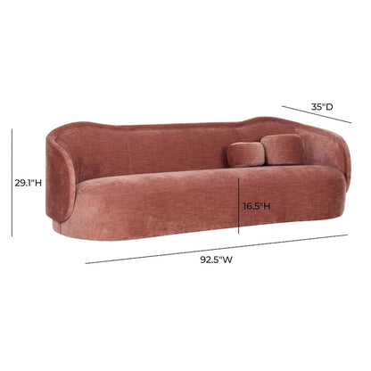 Circe Textured Velvet Sofa