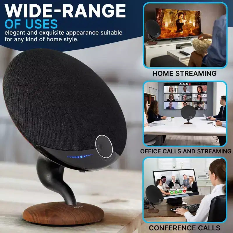 Pyle Wireless Bluetooth Streaming Gramophone Speaker with Built-in Subwoofer - PGMSP100
